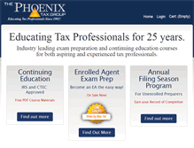 Tablet Screenshot of phoenixtax.com